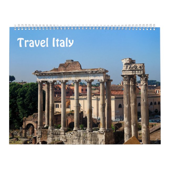 12 month Travel Italy Photo calendar (Cover)