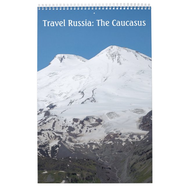12 month Travel Russia: The Caucasus Calendar (Cover)