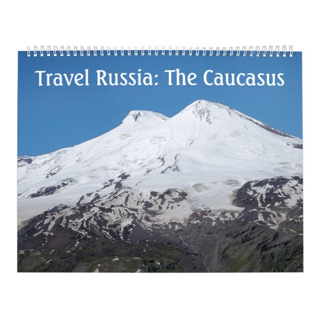 12 month Travel Russia: The Caucasus Calendar (Cover)