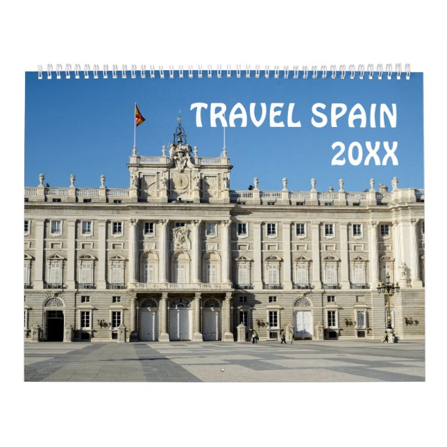 12 month Travel Spain calendar (Cover)