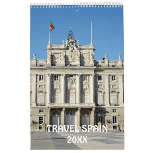 12 month Travel Spain calendar