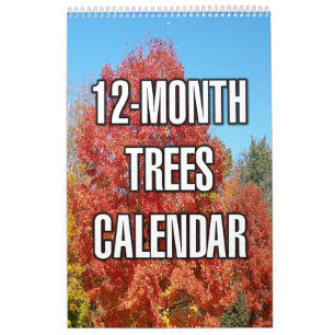 12-Month Trees Calendar