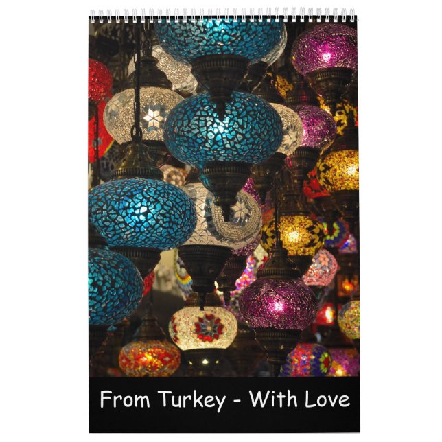 12 month Turkish Souvenirs Calendar (Cover)