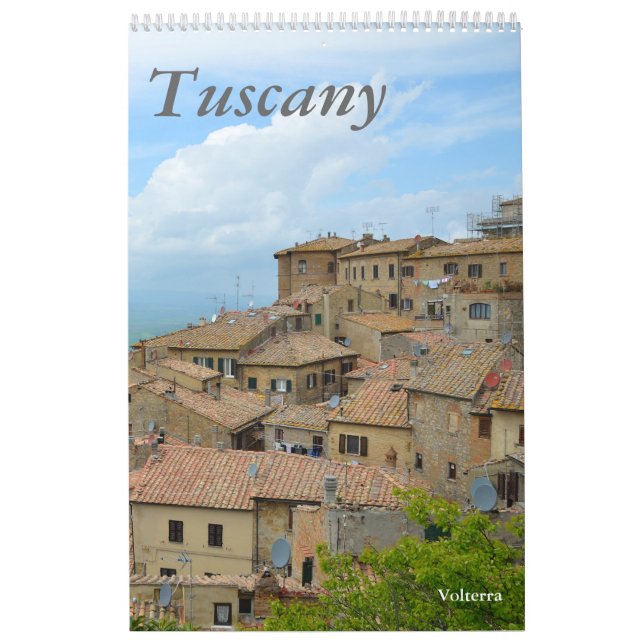 12 month Tuscany, Italy Photo Calendar (Cover)