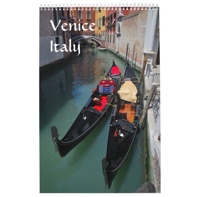 12 month Venice Photo Calendar (Cover)