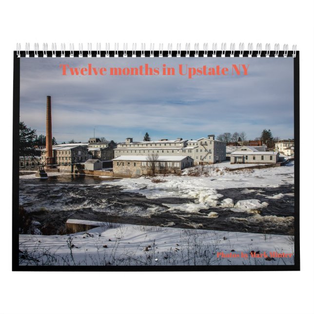 12 months in Central NY Calendar  (Cover)