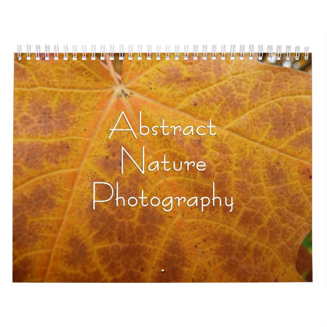 12 Months of Abstract Photography, 4th Edition Calendar (Cover)
