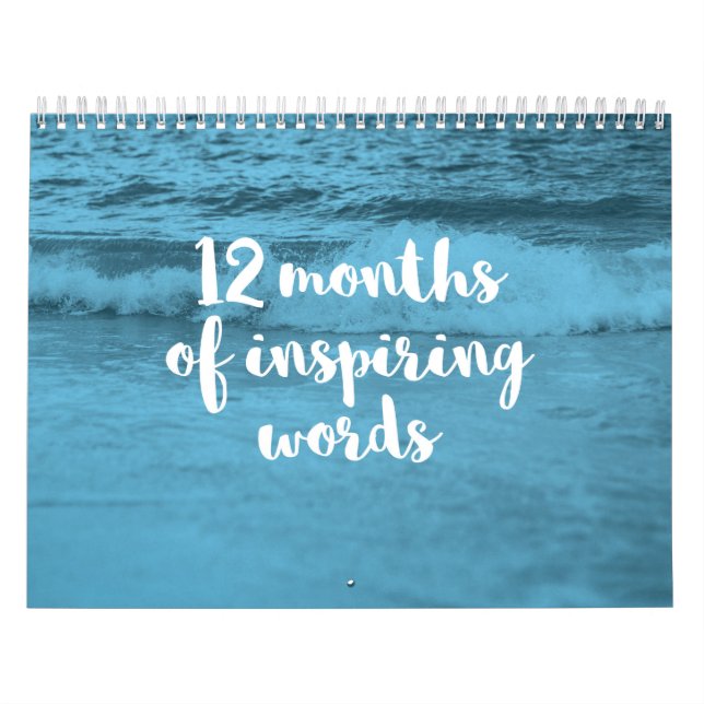 12 Months of Inspirational Quotes Calendar (Cover)