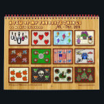 12 Months of My Favourite Things - Customised Calendar<br><div class="desc">Great first calendar for kids! Each month of the year features a different original design by digital artist, Leslie Sigal Javorek, including: silly penguins, red hearts, kites, potted flowers, tricycles, baseballs & mitts, American Flags & power boats, cars & motorcycles, apples, skulls, turkeys, christmas trees & gifts. At end of...</div>