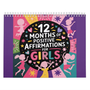 12 Months of Positive Affirmations Calendar