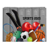 12 Months of Sports 2025 Calendar