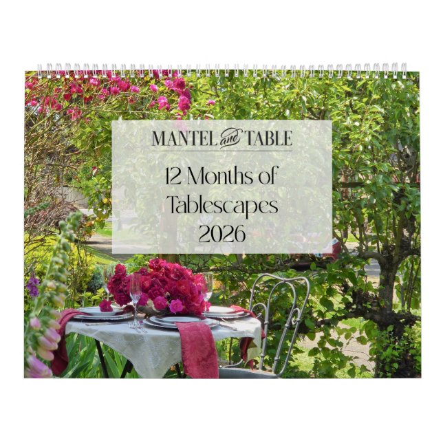 12 Months of Tablescapes Calendar 2026 (Cover)