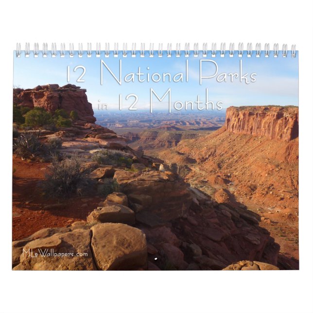 12 National Parks in 12 Months, 4th Edition Calendar (Cover)