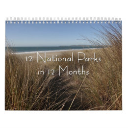 12 National Parks in 12 Months, 6th Edition Calendar