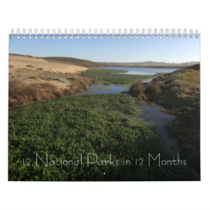 12 National Parks in 12 Months, 8th Edition Calendar