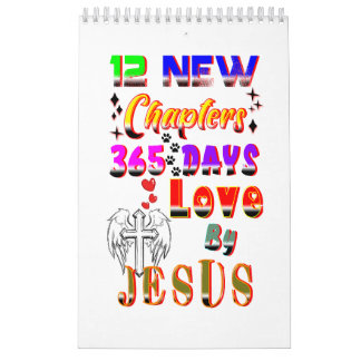 12 New Chapters 365 Days Love By Jesus Calendar