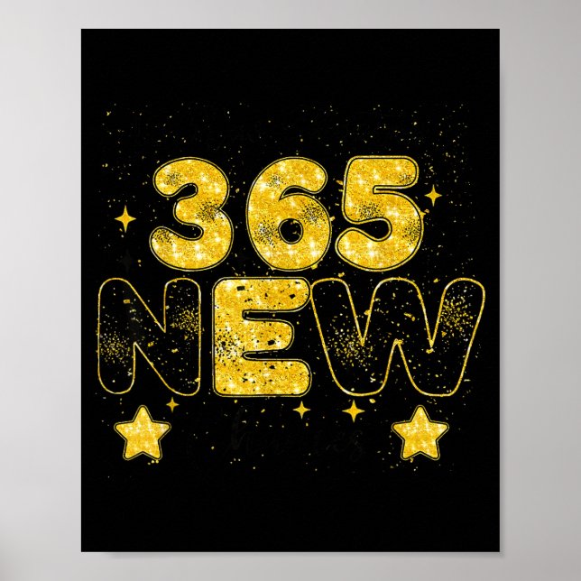 12 New Chapters 365 New Chances Happy New Year 202 Poster (Front)