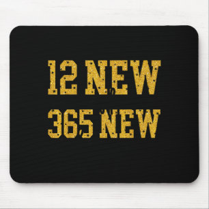 12 New Chapters 365 New Chances Happy New Year Par Mouse Mat