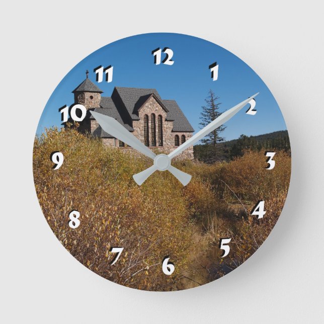 12 Number Choices to Choose --Church Clock (Front)