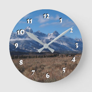 12 Number Choices to Choose --Teton Clock