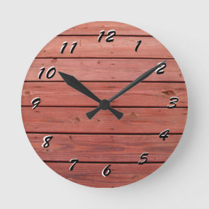 12 Number Choices to Choose --Wooden Clock