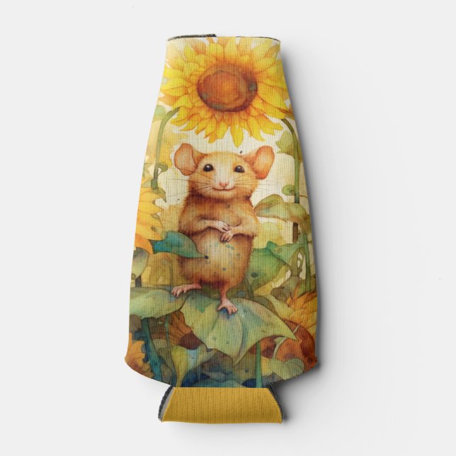 12 of 17 Sunflower Garden Miceville Bottle Cooler (Front)