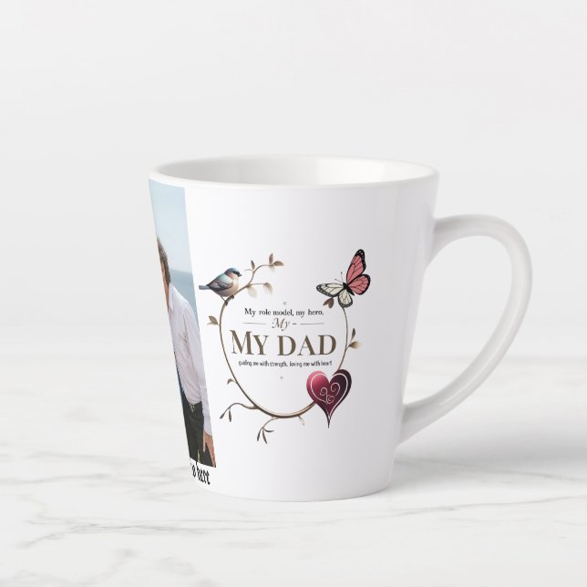 12 oz Personalised Mug with Heartfelt Tribute (Right)
