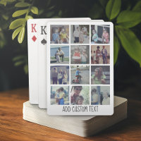 12 Photo Collage - grid with area for text - white