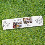 12 Photo Collage Personalised Beer Pong Table<br><div class="desc">This personalised beer pong table featuring a white background, 12 photos, template text which reads 'BEER PONG WITH THE HENDERSONS' and personalised with your team names. The table will make a great addition to any christmas, birthday, engagement, wedding party and more. All of the font styles and background colour can...</div>
