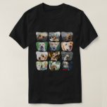 12 Photo Collage Unique Personalised T-Shirt<br><div class="desc">Create a Custom unique collage customised personalised 12 Photo t-shirt from Ricaso - designed with a modern frame that will show your photographs off in a trendy way.</div>