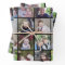 12 Photo Collage with black background