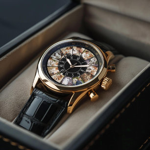 12 Photo Custom Collage  Watch