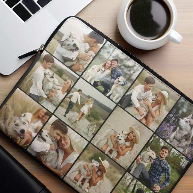 12 Photo Gallery Personalised Laptop Sleeve (Creator Uploaded)