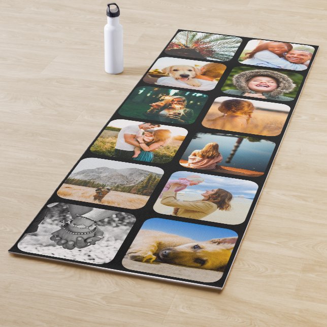 12 Photo Yoga Mat Rounded Template (In Situ)
