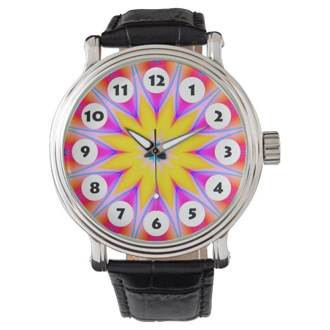 12 Spots - Colourful Mandala 022 Watch (Front)