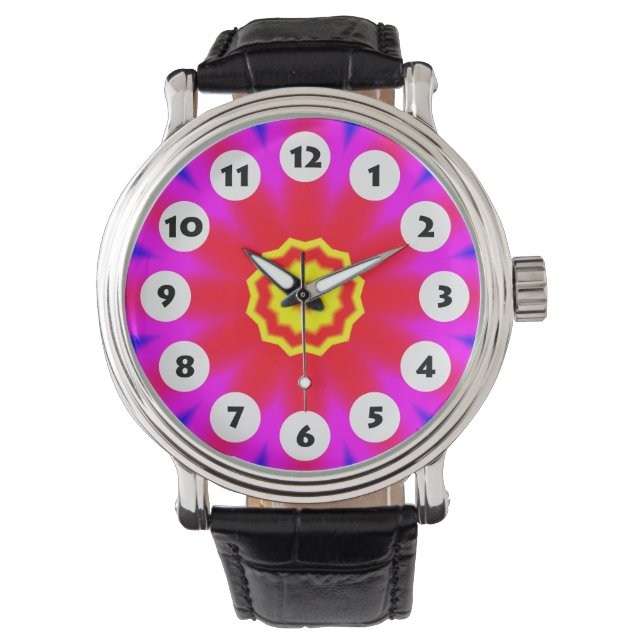 12 Spots - Colourful Mandala 08 Watch (Front)