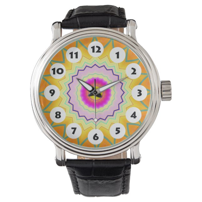 12 Spots - Colourful Mandala 260614 Watch (Front)