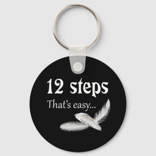 12 steps key ring