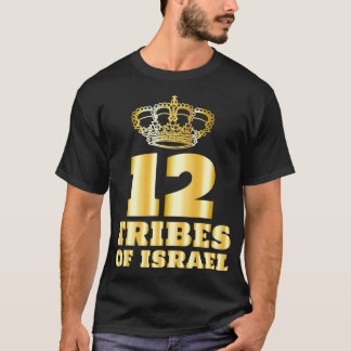 12 Twelve Tribes of Israel  Hebrew Israelite Yah T-Shirt