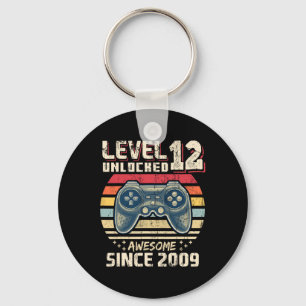 12 Unlocked Awesome 2009 Video Game 12th Birthday  Key Ring