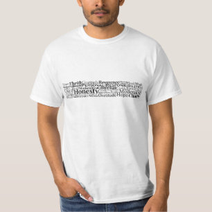 12 Values tee shirt