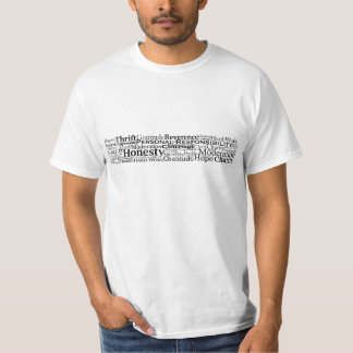 12 Values tee shirt