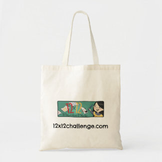 12 x 12 Painter Girl Tote Bag
