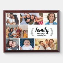  12" x 9" Family Photo - Picture Plaque
