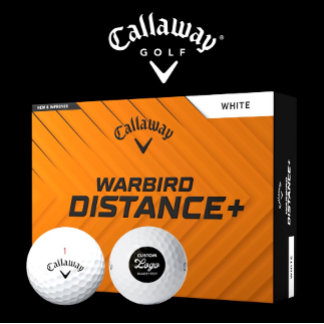 12 x Callaway Warbird Custom Logo Golf Balls