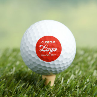 12 x Custom Logo Golf Balls - Promotional Business