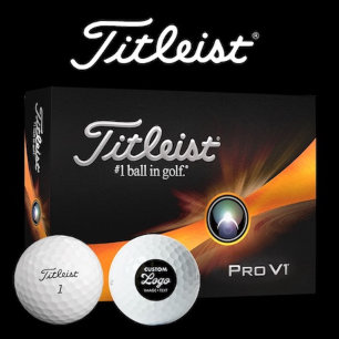 12 x Titleist Pro V1 Custom Logo Golf Balls