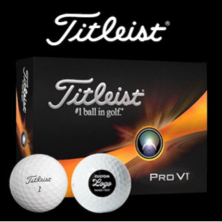 12 x Titleist Pro V1 Custom Logo Golf Balls