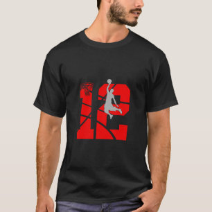 12 Year Old 12th Sketll Birthday Partytheme Boys G T-Shirt