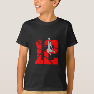 12 Year Old 12th Sketll Birthday Partytheme Boys G T-Shirt